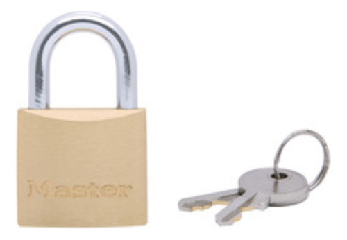 4 Candados De Laton 30mm Master Lock Color Dorado