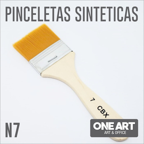 Pinceleta Sintetica Cbx Acrilico Oleo Barnices - N7 Env
