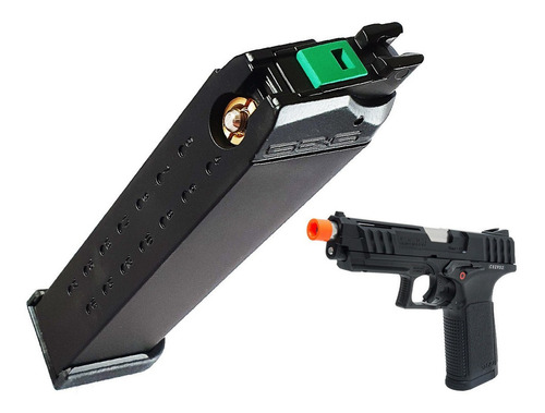 Magazine Green Gás Para Gbb Gtp9 Da G&g Airsoft