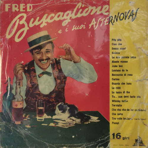 Vinilo Fred Buscaglione E I Suoi Asternovas Lp 10'' Lamdisc