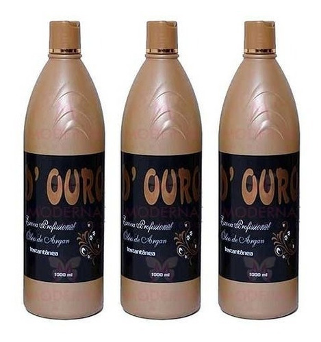 3 Escovas Progressivas Oleo De Argan D Ouro Minas Gerais