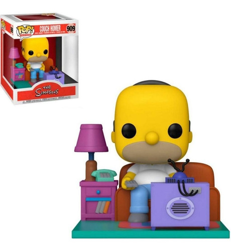 Funko Pop! The Simpsons - Couch Homer #909 Deluxe