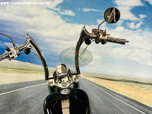Honda Shadow 600 -preta 2003 -51.993km Customizada