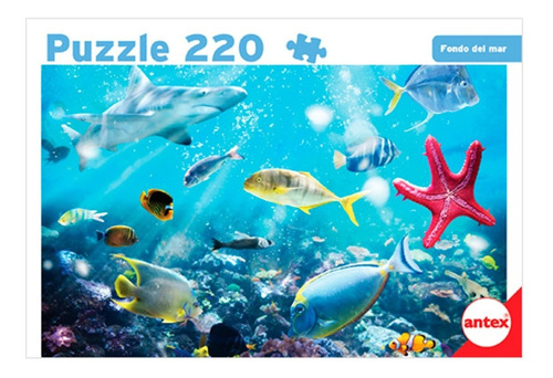 Rompecabezas Puzzle 220 P Fondo Del Mar Antex 3037 Canalejas