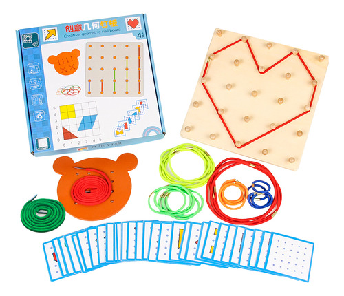 Tabla De Cartón Para Niñas Y Niños Con Estampado Montessori
