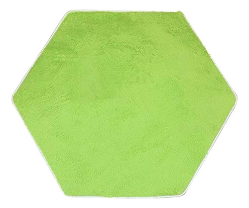 Anriy Hexagonal 100cm Suave Fleece Tienda Alfombra Alfombra