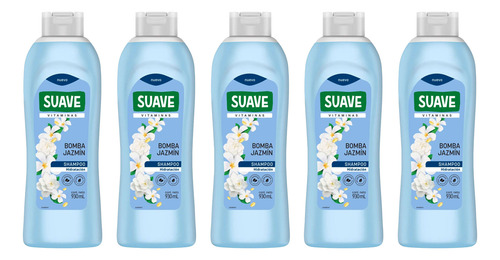 Pack Shampoo Suave Bomba Jazmín 930 Ml
