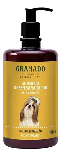 Shampoo Desembaraçador Pelos Longos Granado Pet Cães E Gatos Frag...