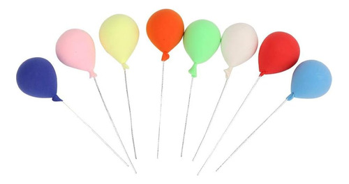 8 Globos Decorativos De Resina Para Casa De Muñecas 1:12 Par