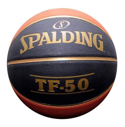 Bola Spalding De Basquete Borracha Tf-50 Selo Cbb Tam. 7