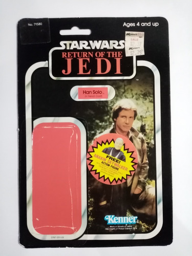 Star Wars Vintage Cartón Han Solo Endor 1984 Kenner