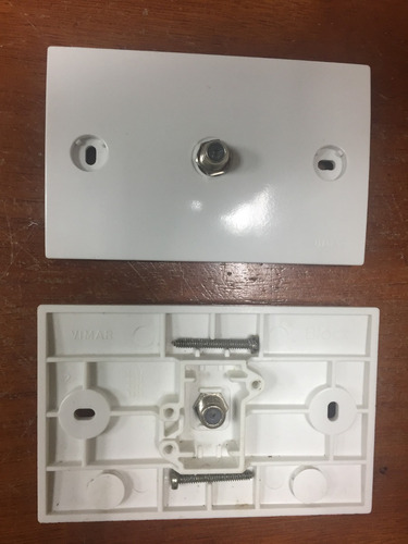 Toma Tv Sencilla Coaxial Block  Vimar