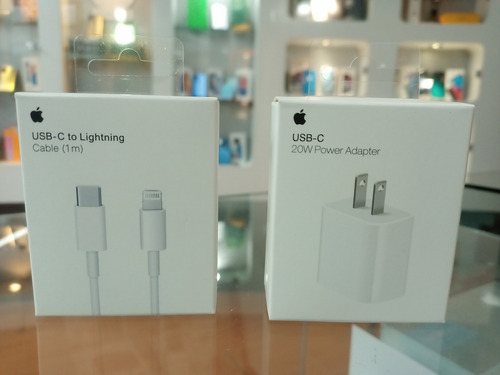 Imagen 2 de 3 de Cargador iPhone 12/pro/p-max Taco Y Cable C To Lightning