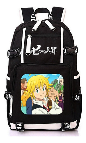 Mochila Anime Unisex Los Siete Pecados Capitales Meioda Wrat