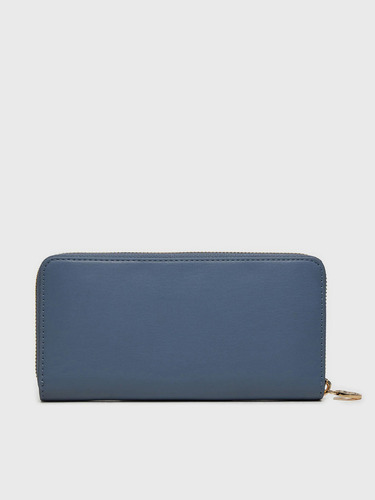 Billetera Distinct Con Cierre Celeste Tommy Hilfiger