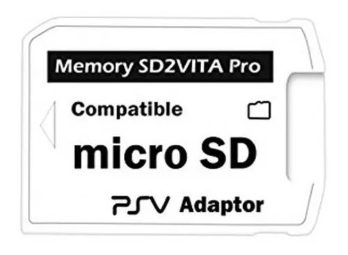 Cartão Adaptador Ps Vita Sd2vita Pro Micro Sd 5.0 Psvita Psv