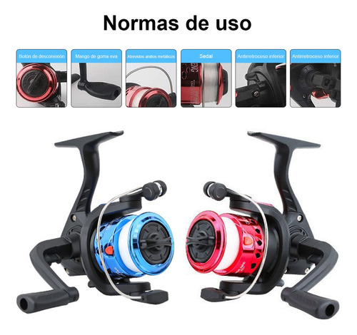 Kits 2 Combinación De Cañas De Pescar Telescópicas 1.8 +2.1m