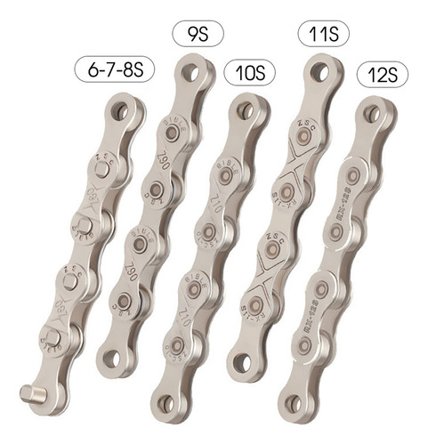 Cadenas Para Bicicletas De Montaña, De 6 A 12 Eslabones, 116