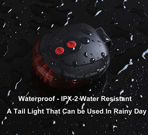 Imagem 5 de 9 de Pisca Pisca Led Vermelho Bike Traseiro 9 Modos + Raio Laser