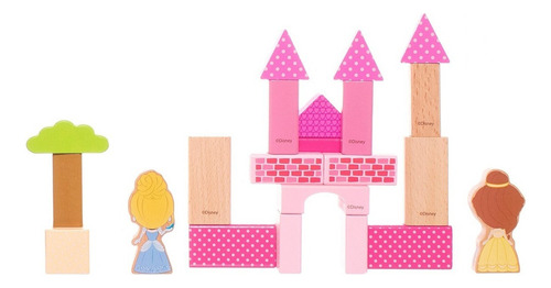 Set De Juguete Disney Princesas En Madera 20 Piezas 3
