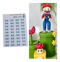 Comprar Olhos Comestiveis Mario 36 Pares
