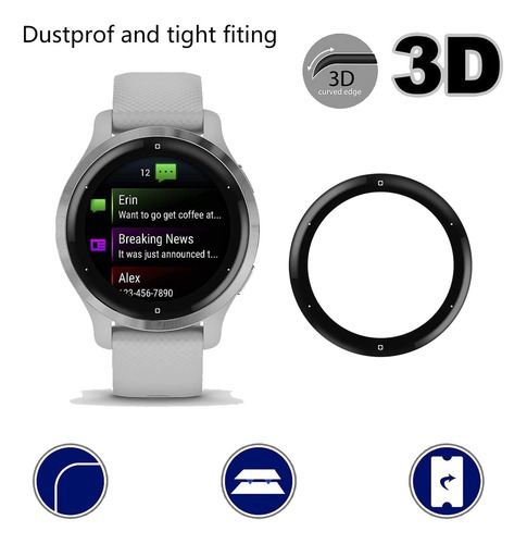 Yifntang 4 Pacce Protector Para Garmin Venu 2s Smartwatch, H