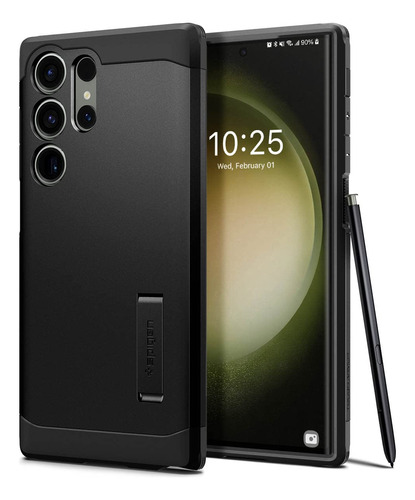 Protector  Diseñado Para Galaxy S23 Ultra Case (2023)-negro
