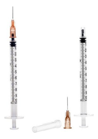 Seringa Com Ag. Insulina 1 Ml 13x045mm Kit 400un Descarpack