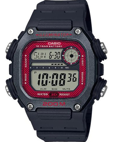 Reloj Casio Dw291 H-1b Hombre Correa Digital Wr200