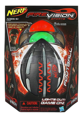 Nerf Firevision Football Tecnología Exclusiva De Micro...