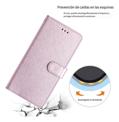 Funda De Piel Tipo Cartera Para Samsung Galaxy S23 Ultra/a54 5g/a34 5g, Con Correa Para La Muñeca Y Ranuras Para Tarjetas, Funda Abatible