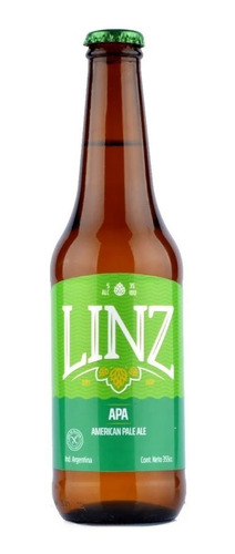 Cerveza Linz Lupulada - Apa - Sin Tacc Apta Celíacos 355ml