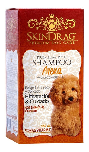 Skindrag 250ml Shampoo Avena Premium Para Perro