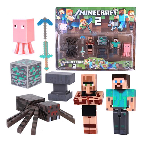 Set Figuras Minecraft Modelo 1 (envio Gratis)