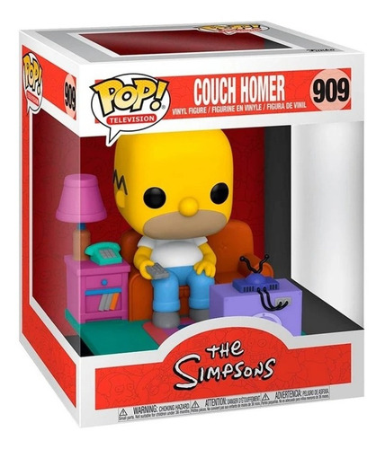 Homero Simpson En El Sofá Funko Pop Deluxe Los Simpsons 909
