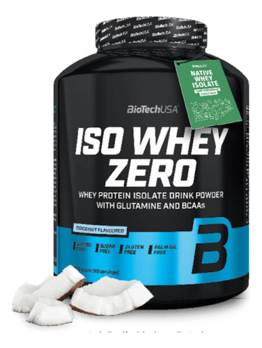 Proteina Iso Whey Zero Coco Biotechusa Nutricioncelular