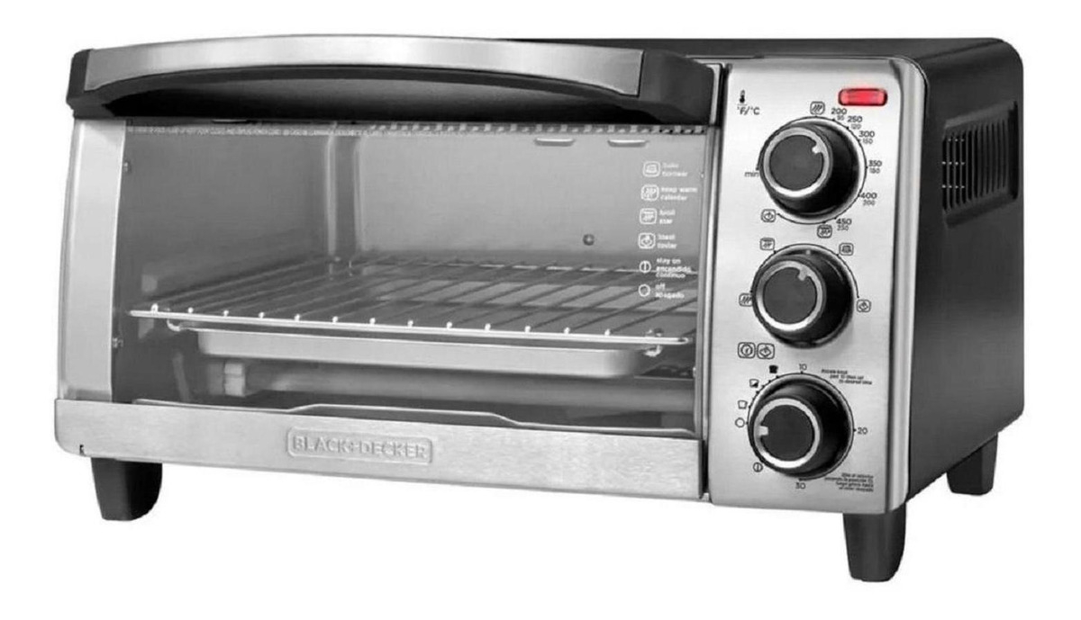 Horno Eléctrico Black+decker To1755 Convección 4 Rebanadas Color Plateado/Negro