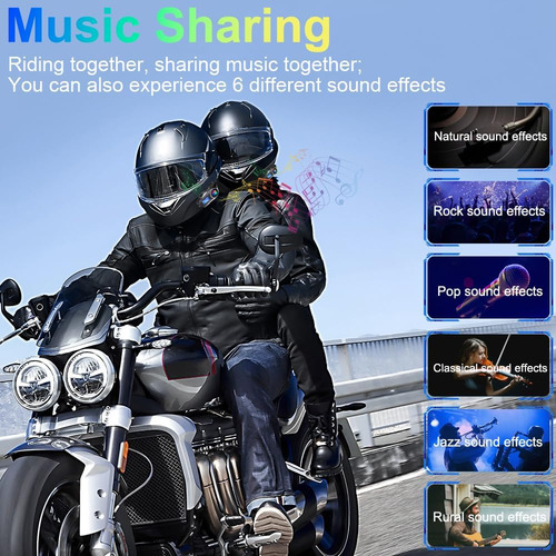 Casco De Motocicleta Auricular Bluetooth, Casco Bluetooth In