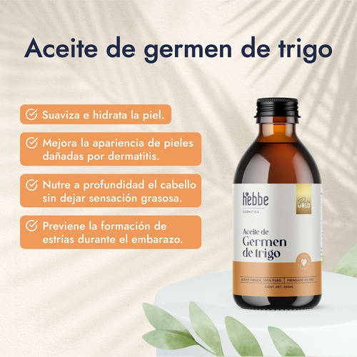 Imagen 5 de 9 de Aceite De Germen De Trigo Puro 250 Ml