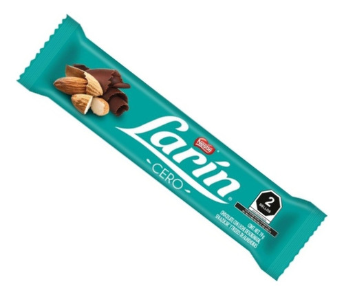 7 Pzas Chocolate Larín Con Leche Descremada, Sin Azúcar Y Tr