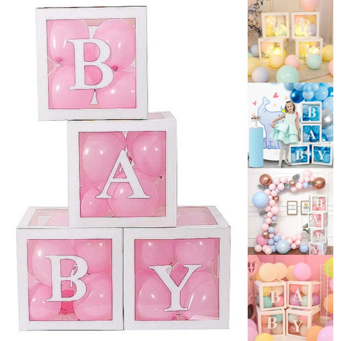Kit De Cubos De Decoración Para Bebés De 4 Piezas