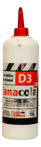 Cola Vinilica D3 Ultimate 1kg Resistente Al Agua Fanacola