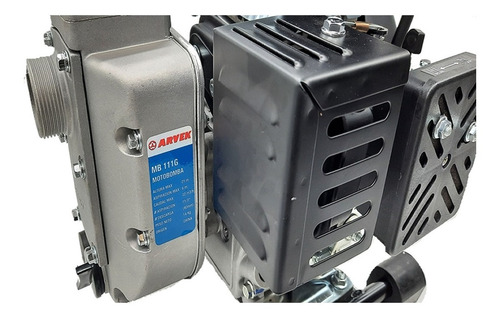 Imagen 9 de 9 de Motobomba De Agua Arvek Mb111g 1,3 Hp Nafta. 4 Tiempos