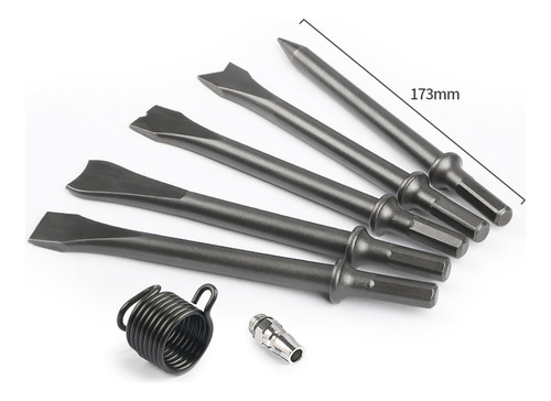Martillo Neumático Para Quitar Óxido, Juego 220 X 145 Mm