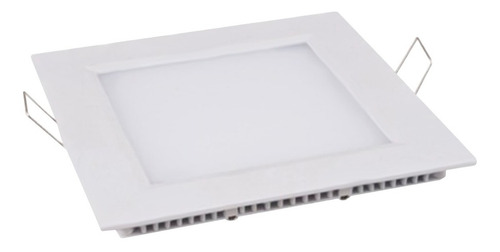 Pack 10 Panel Led Embutir Cuadrado 12w Calidos Frios