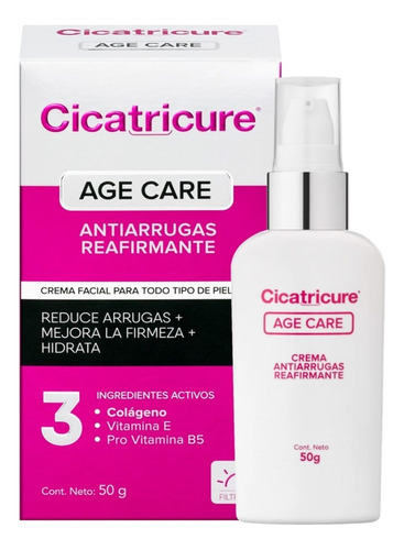 Crema Facial Cicatricure Antiarrugas Reafirmante X50gr