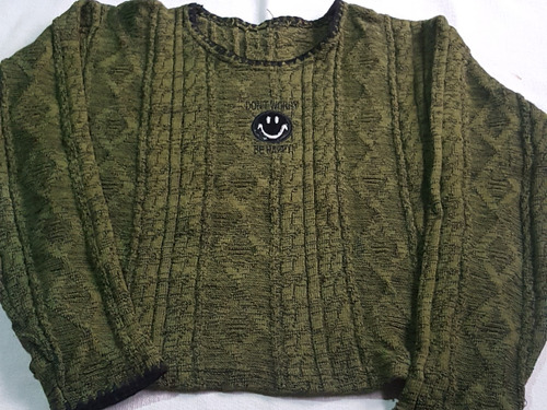 Pullover Sweater Tejido De Hilo Impecable Ver