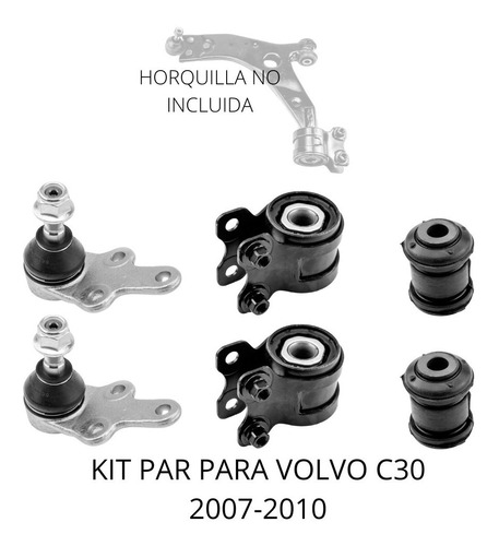 Kit Bujes Y Par Rotulas Para Volvo C30 2007-2010