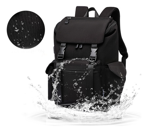 Mochila Escolar Para Mujer Y Hombre, Bolsa De Viaje Para Ordenador Portátil, Grande, Impermeable