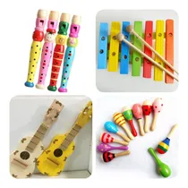 Comprar Kit De 4 Instrumentos Musicais Infantis Montessorianos